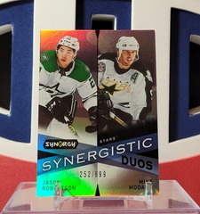 Jason Robertson / Mike Modano 2021-22 - Synergistic Duos /699 Synergy Upper Deck